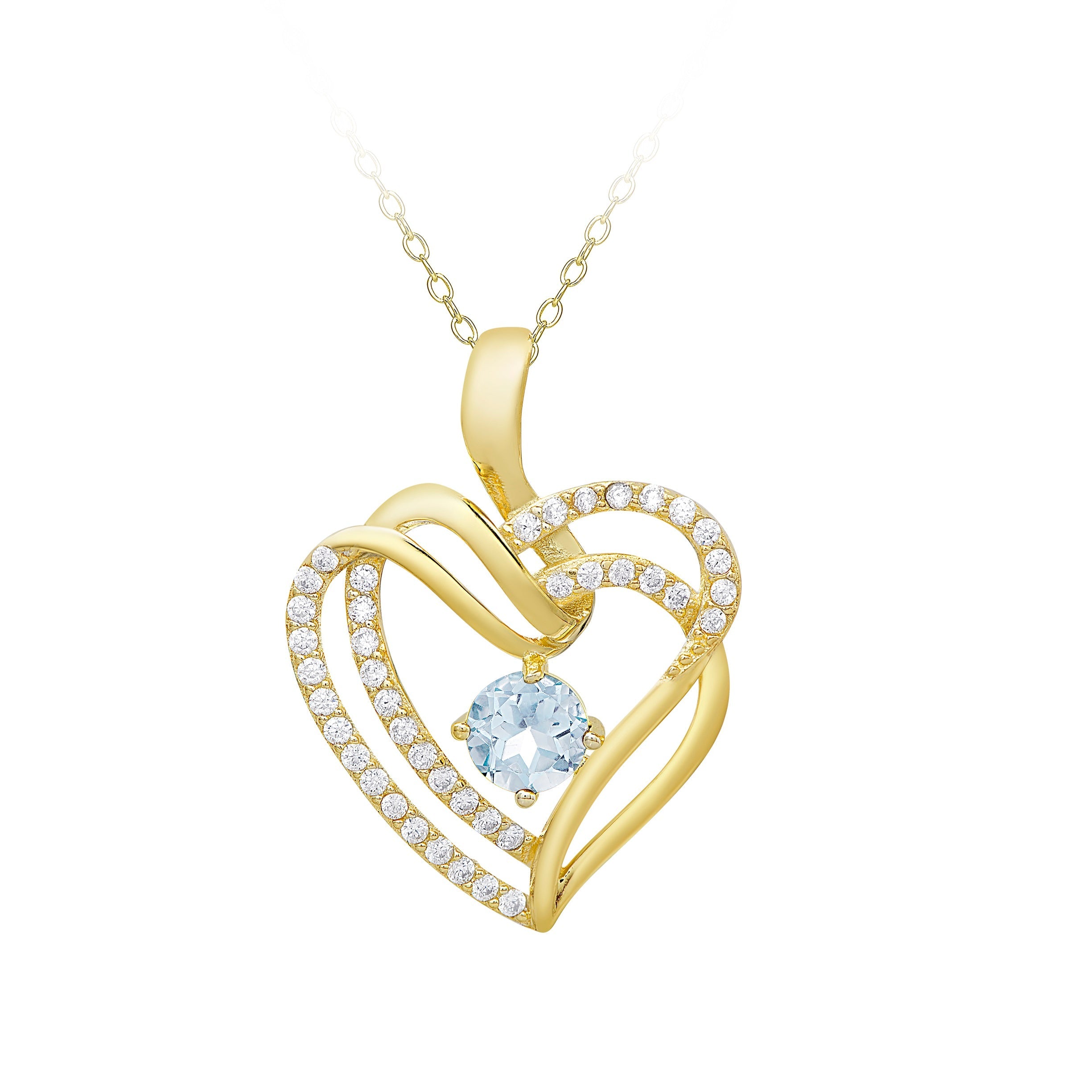 Sterling Silver Gemstone Necklace - chicjewelry4u.com