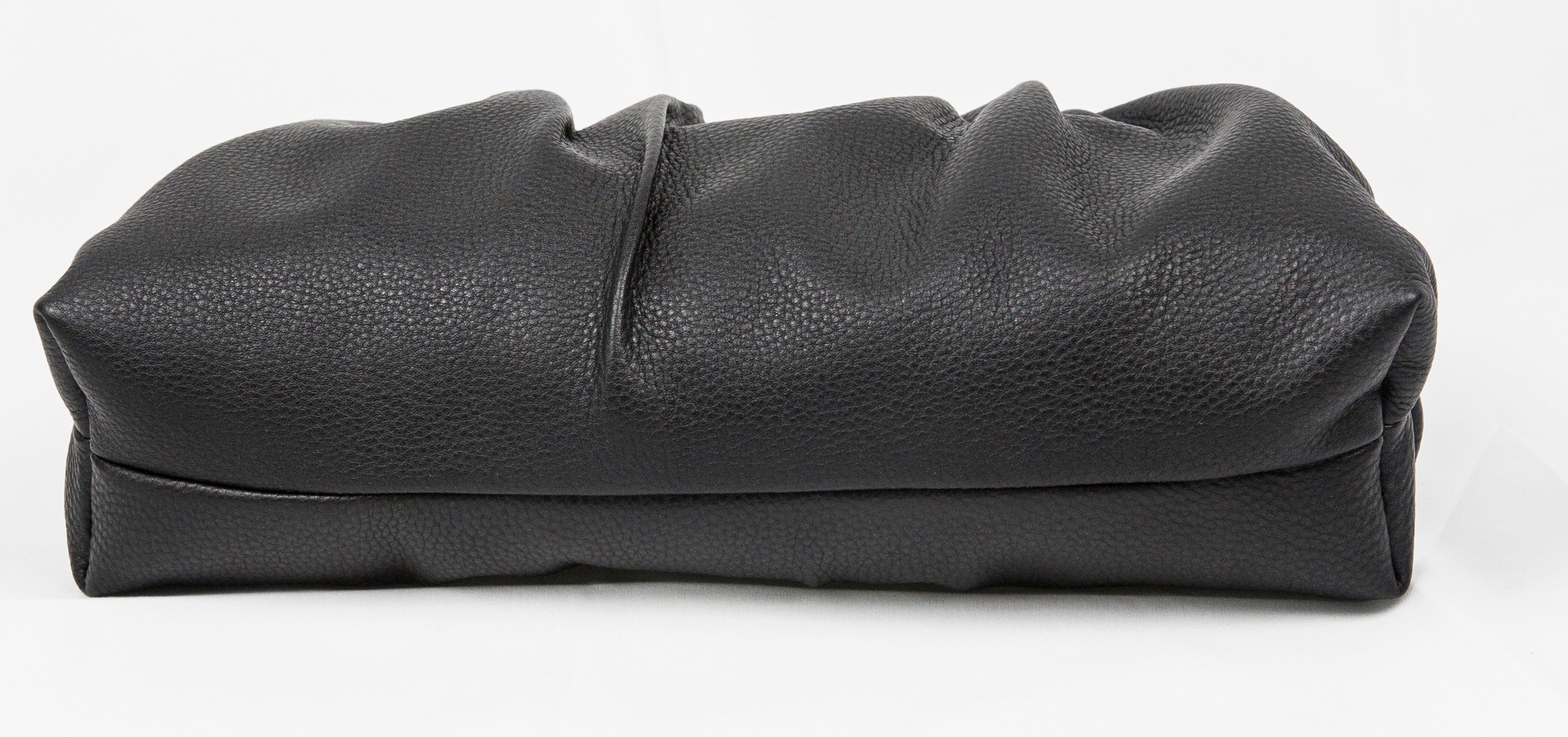Sophia Leather Clutch Bag with Chain Handle