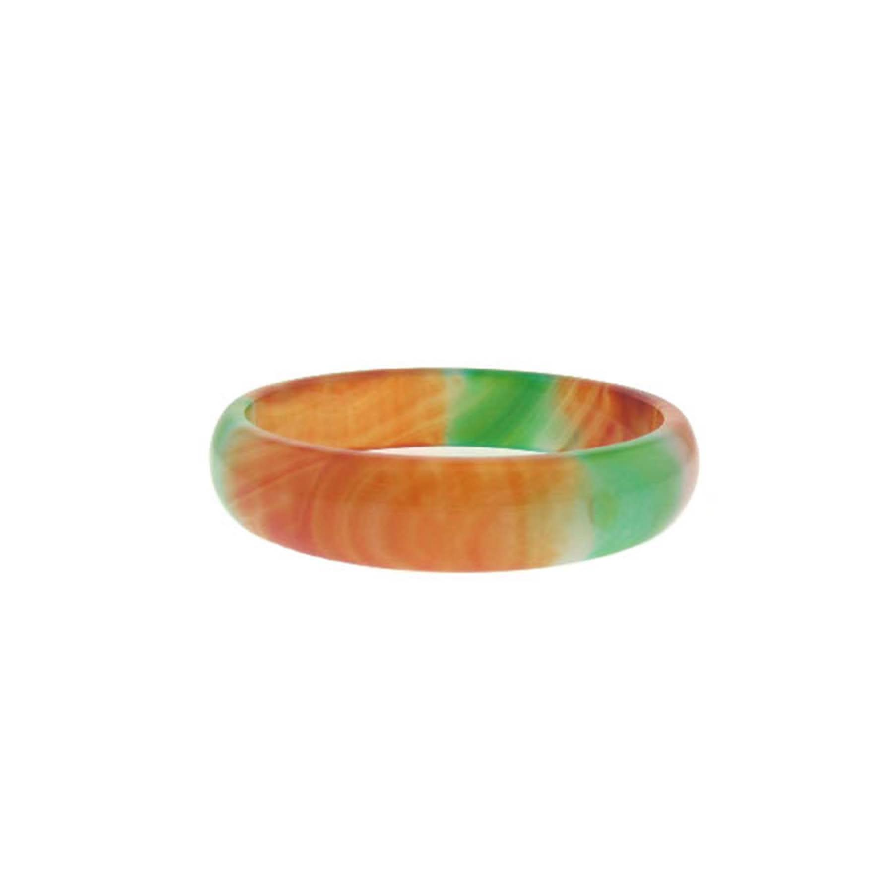 14k Multi Color Agate Bangle