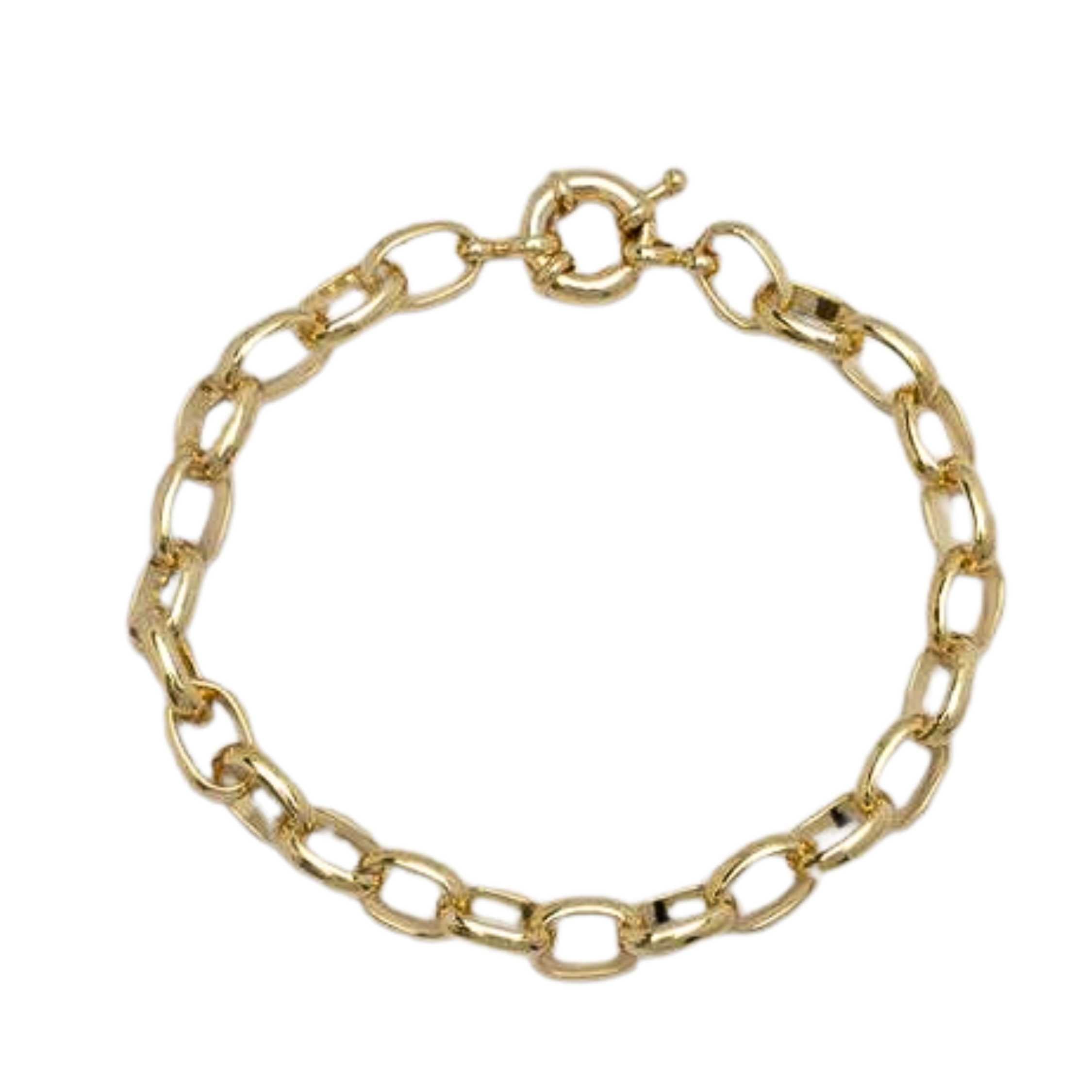 Gold Plated Link Bracelet 4