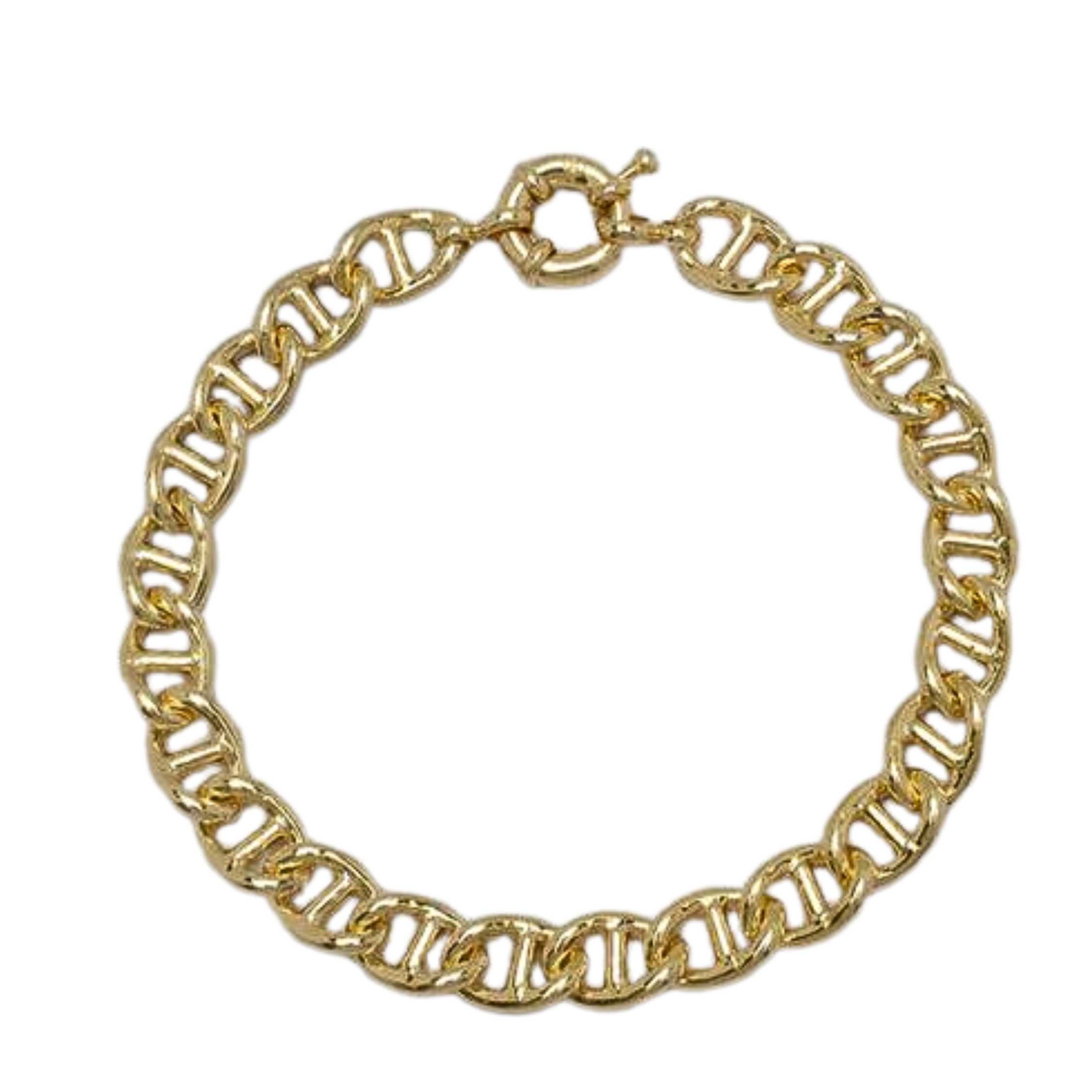 Gold Plated Link Bracelet 5