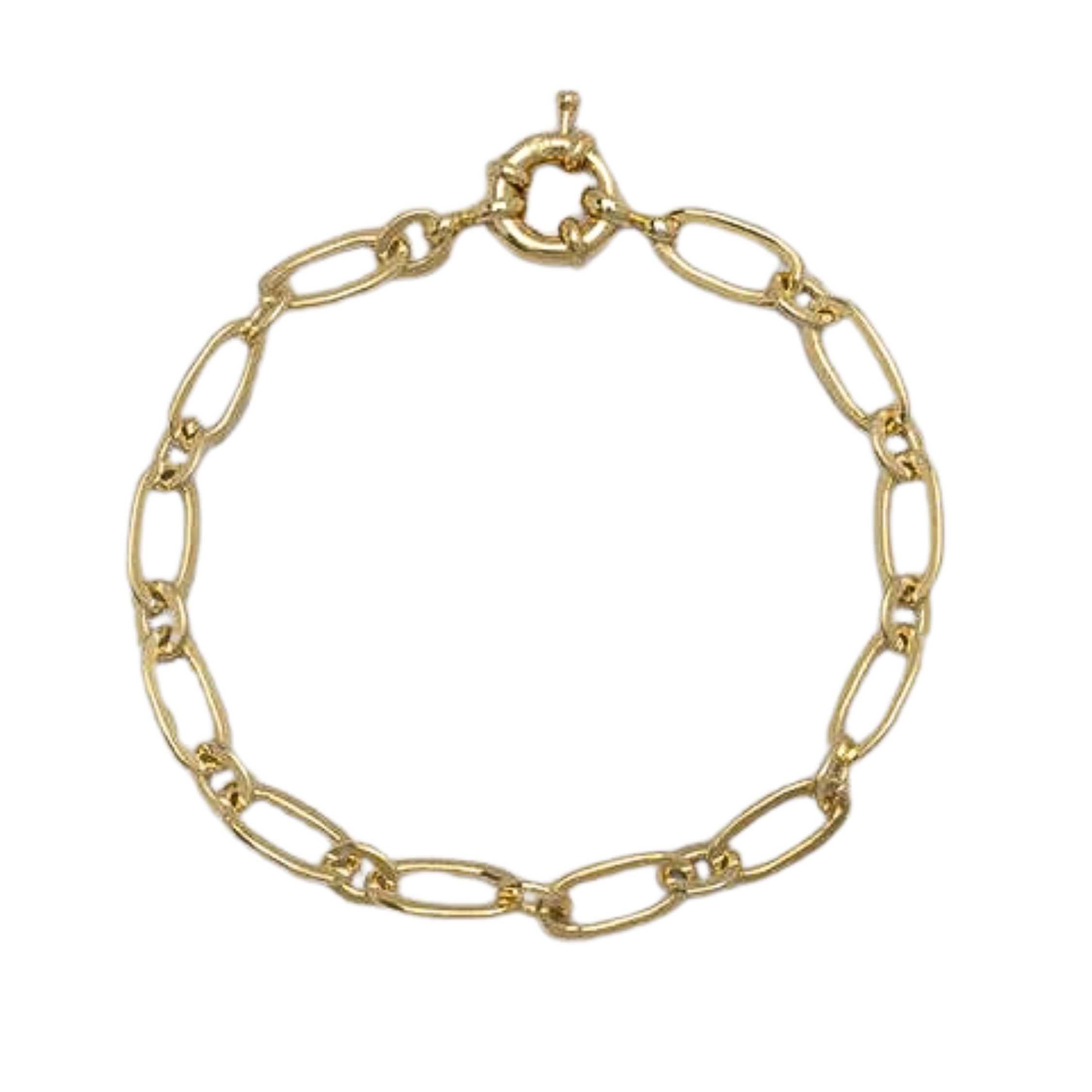 Gold Plated Link Bracelet 6