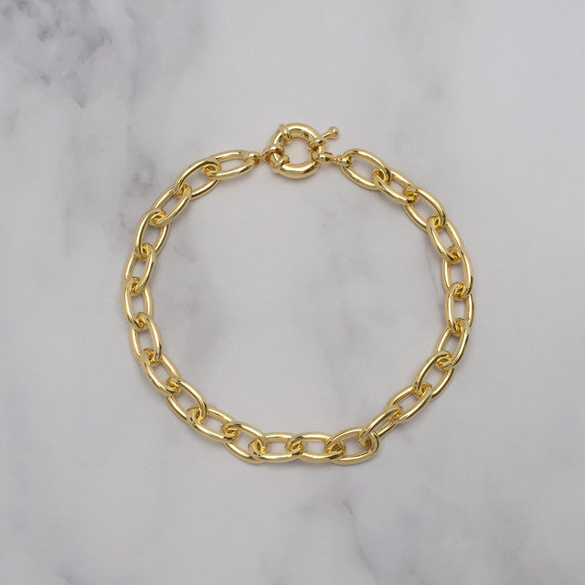 Gold Plated Link Bracelet 3