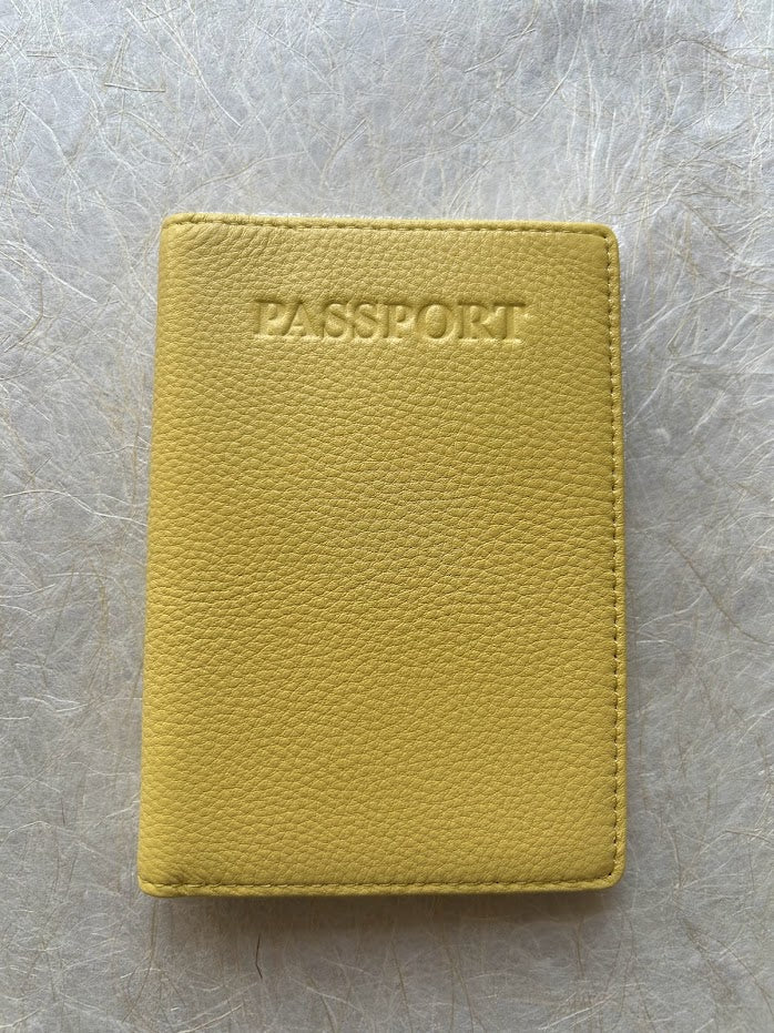 Sophia Genuine Leather Passport Cover