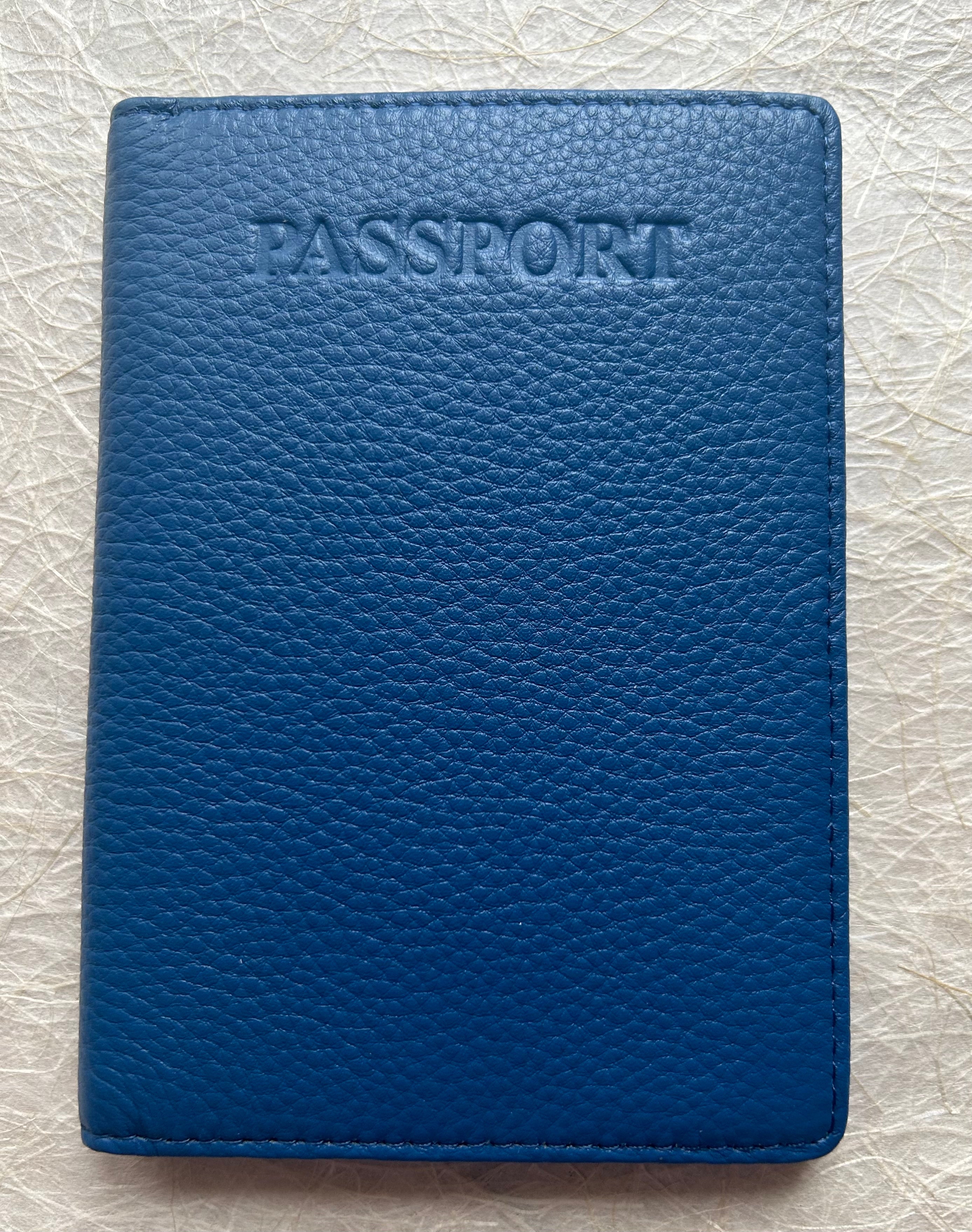 Sophia Genuine Leather Passport Cover